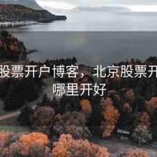 北京股票开户博客，北京股票开户去哪里开好