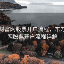 东方财富网股票开户流程，东方财富网股票开户流程详解