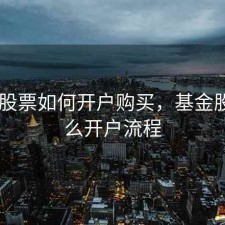 基金 股票如何开户购买，基金股票怎么开户流程