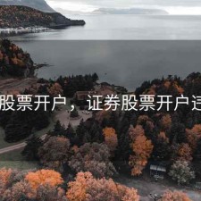 证券 股票开户，证券股票开户违法吗