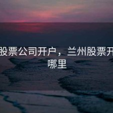 兰山股票公司开户，兰州股票开户在哪里