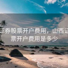 山西证券股票开户费用，山西证券股票开户费用是多少