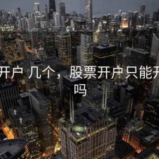 股票 开户 几个，股票开户只能开一个吗