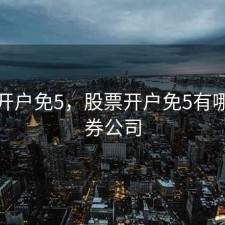 股票开户免5，股票开户免5有哪些证券公司