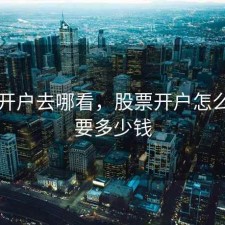 股票开户去哪看，股票开户怎么开户要多少钱