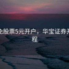华宝免股票5元开户，华宝证券开户流程