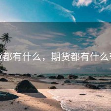 期货都有什么，期货都有什么软件