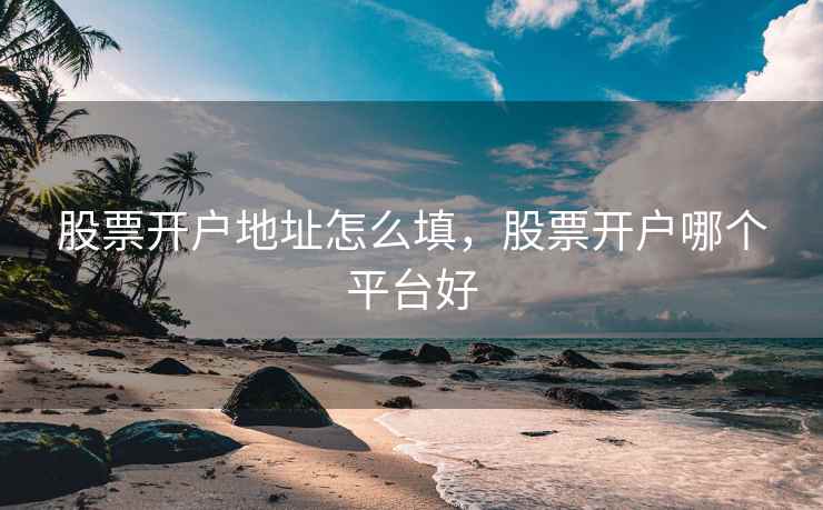股票开户地址怎么填，股票开户哪个平台好  第1张