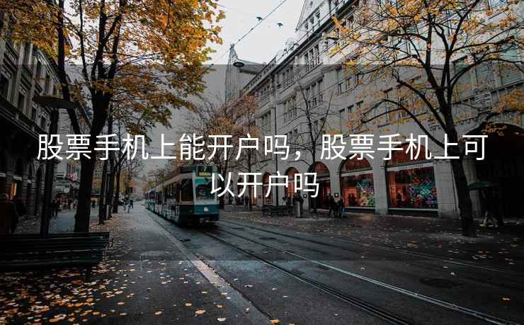 股票手机上能开户吗，股票手机上可以开户吗  第1张