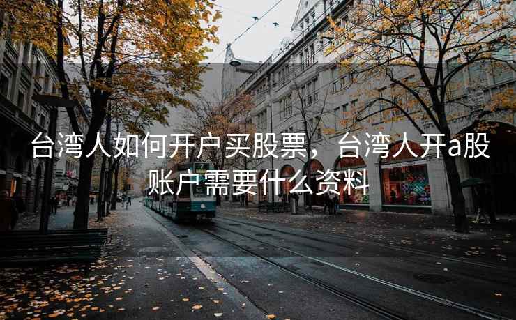 台湾人如何开户买股票，台湾人开a股账户需要什么资料  第1张